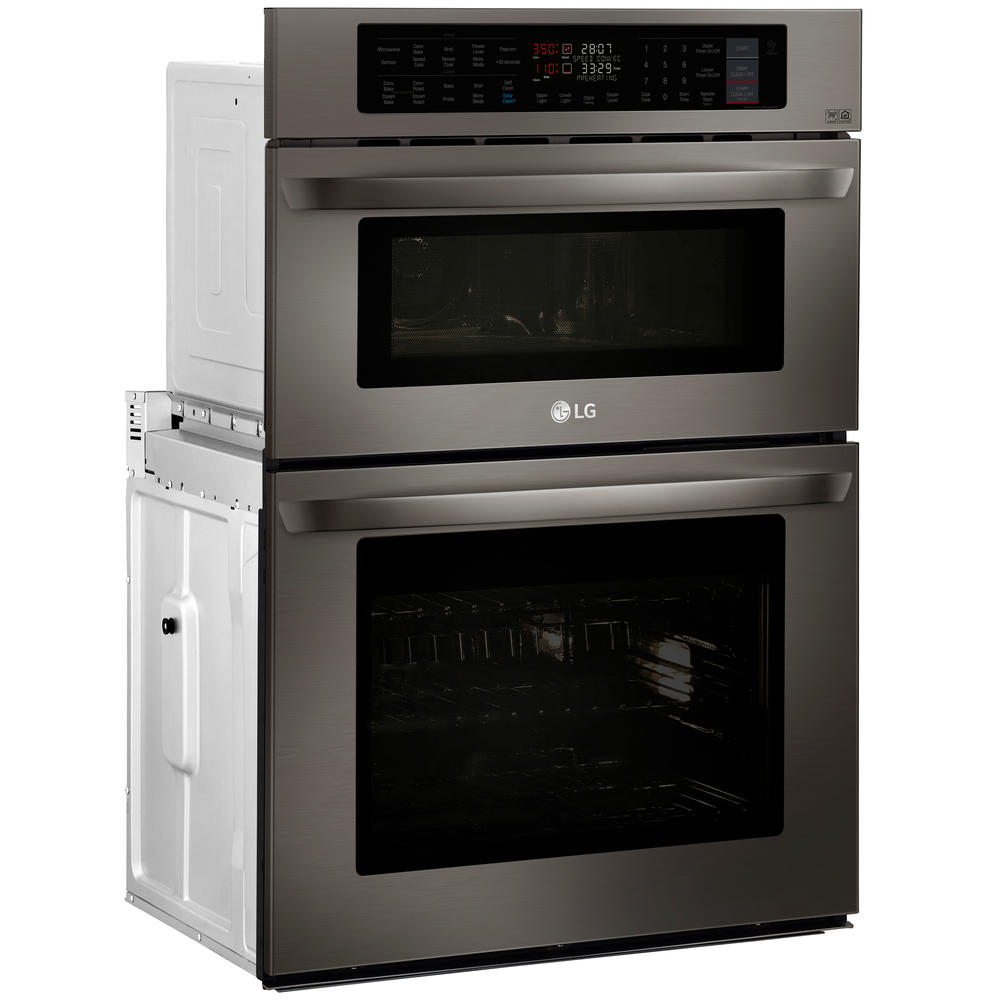 LG LWC3063BD 30" Electric Double Wall Oven w/ True Convection Black