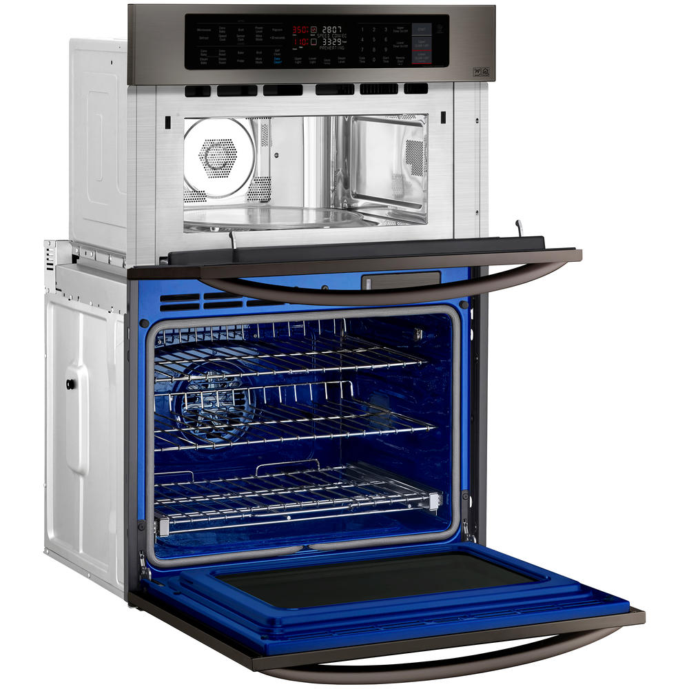 LG LWC3063BD 30" Electric Double Wall Oven w/ True Convection Black