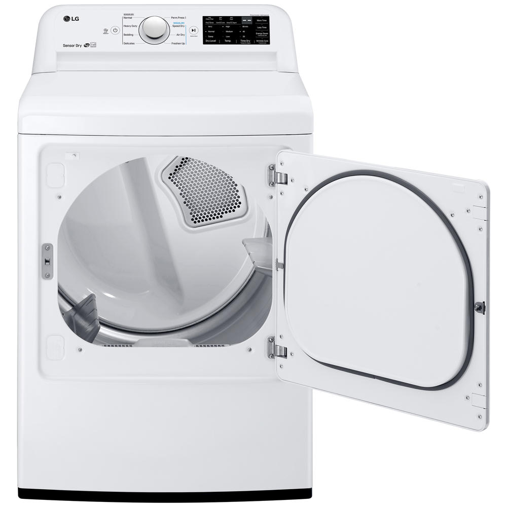 LG DLG7101W 7.3 cu. ft. Top Load Gas Dryer White