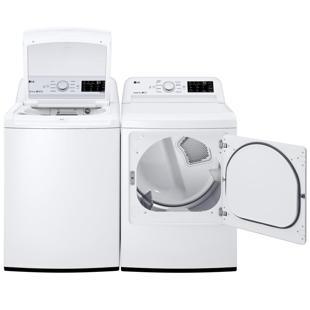 LG DLG7101W 7.3 cu. ft. Top Load Gas Dryer White