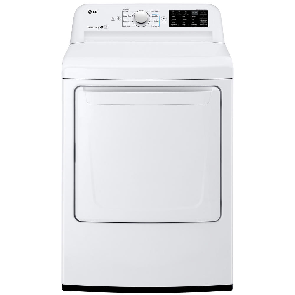 LG DLG7101W 7.3 cu. ft. Top Load Gas Dryer White