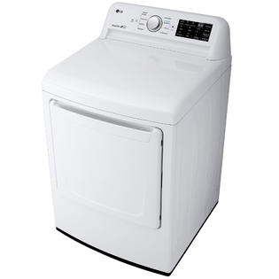 LG DLE7100W 7.3 cu. ft. Top Load Electric Dryer – White