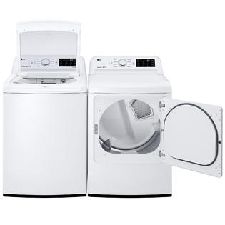 LG DLE7100W 7.3 cu. ft. Top Load Electric Dryer – White