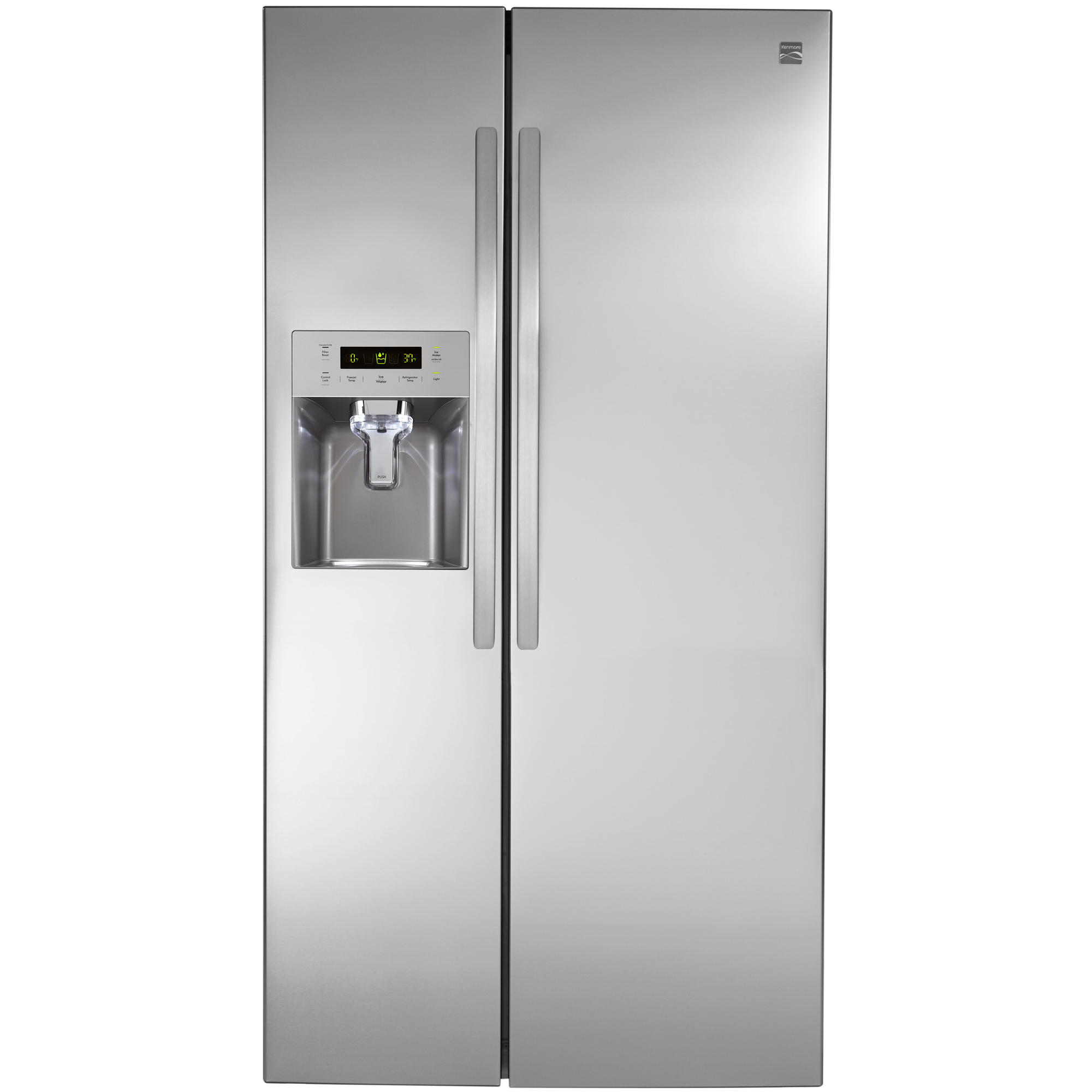 Kenmore 51733 26.2 cu. ft. Side-by-Side Refrigerator – Stainless Steel Kenmore Stainless Steel Refrigerator Side By Side