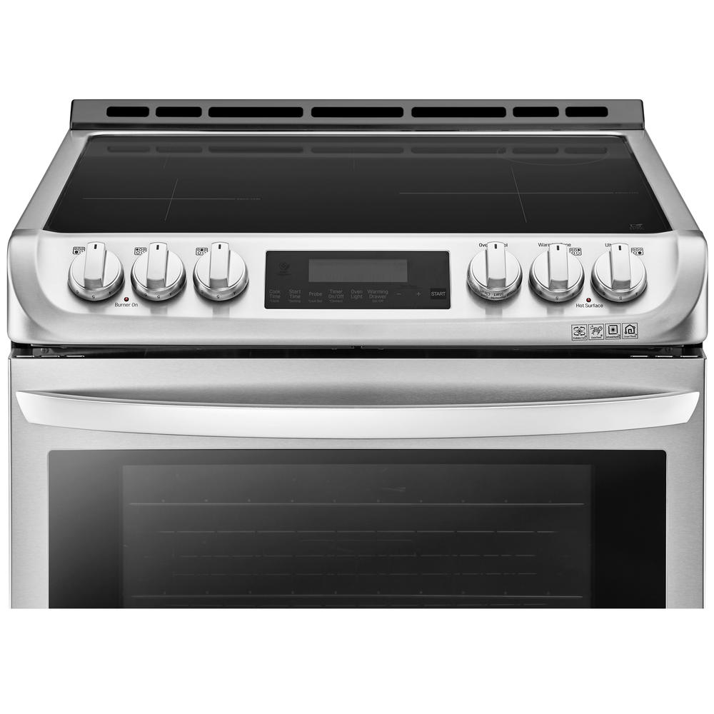 LG LSE4617ST  6.3 cu. ft. Smart Wi-Fi Enabled Electric Induction Slide-in Range w/ ProBake Convection&#174;  &#8211; Stainless Steel