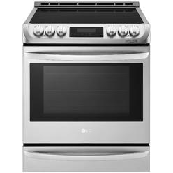 LG LSE4617ST  6.3 cu. ft. Smart Wi-Fi Enabled Electric Induction Slide-in Range w/ ProBake Convection&#174;  &#8211; Stainless Steel