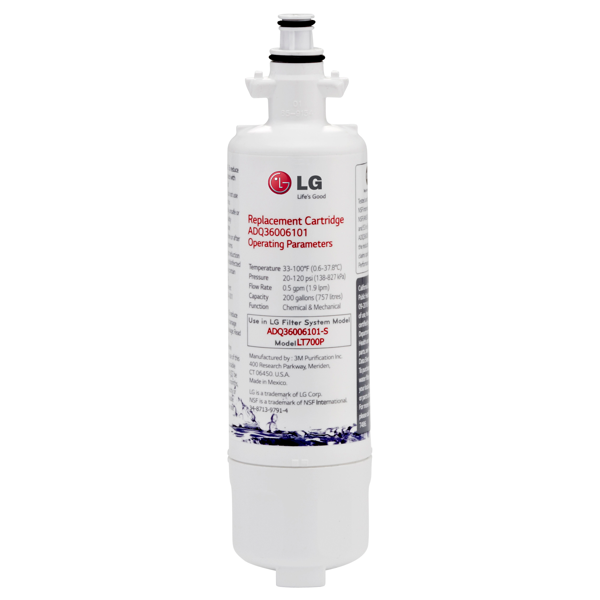 LG LT700PC LT700P /  Refrigerator Water Filter 04609986000