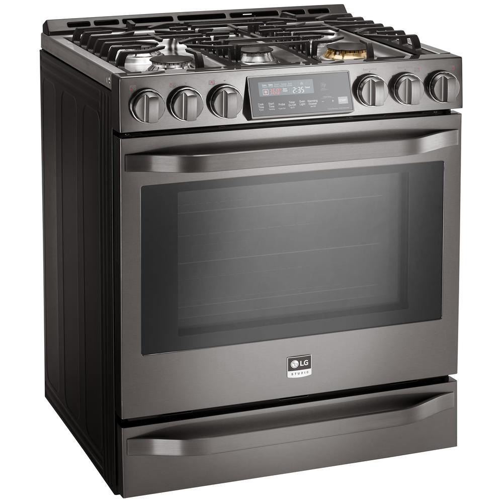 LG STUDIO LSSG3020BD 6.3. cu. ft. SlideIn Gas Range w/ ProBake