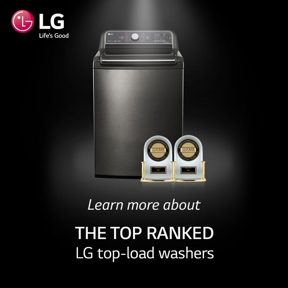 LG WT7100CW 4.5 cu. ft. TopLoad Washer White