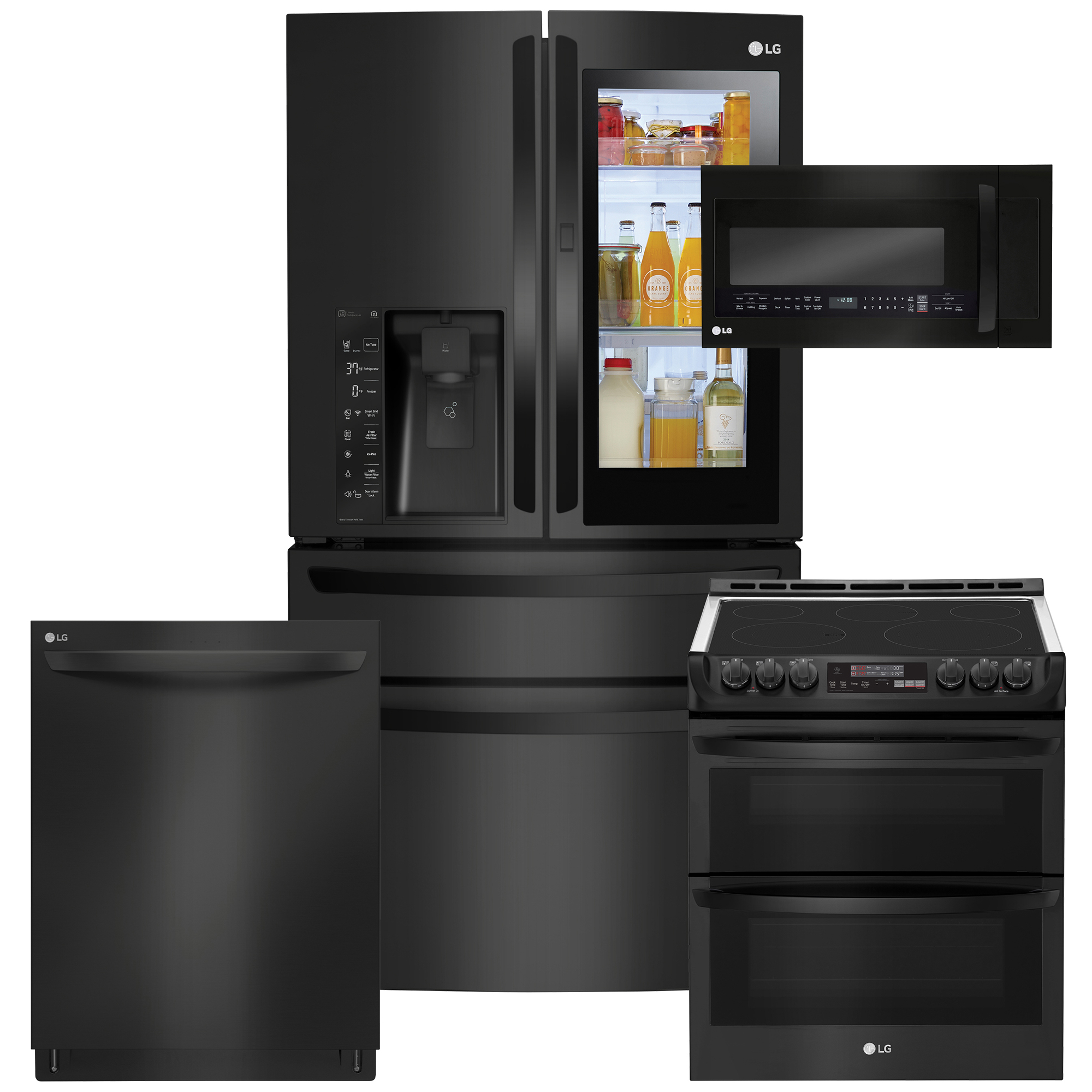 Lg Lg 4 Piece Made To Stand Out Kitchen Suite W Counter Depth