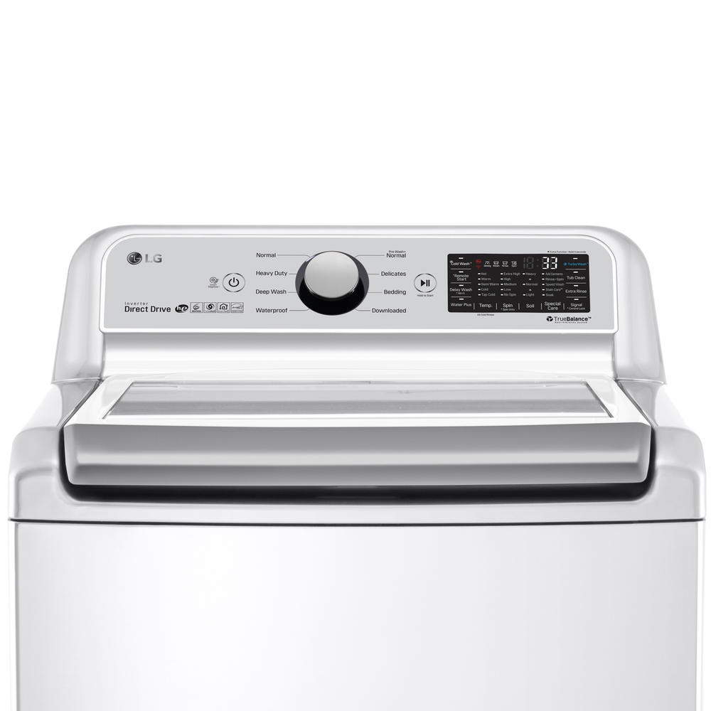 LG WT7300CW  5.0 cu. ft. MEGA Capacity Smart Wi-Fi Enabled Top Load Washer - White