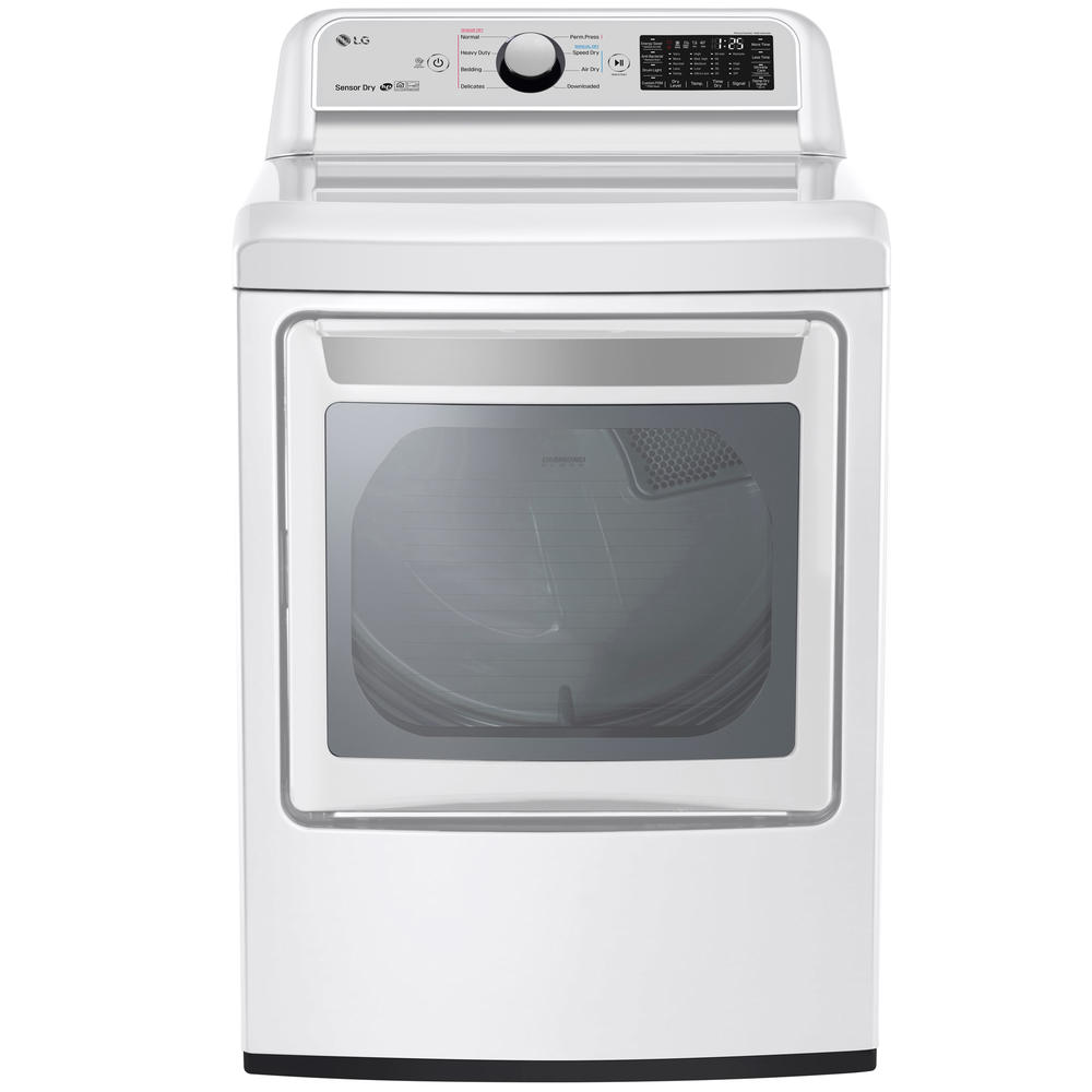 LG DLE7300WE  7.3 cu. ft. Capacity Smart Wi-Fi Enabled Electric Dryer - White
