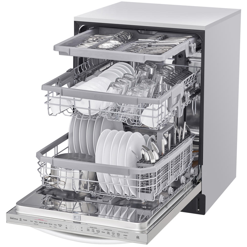 LG LDT6809SS Smart Top Control Dishwasher w/ QuadWash & TrueSteam - Stainless Steel