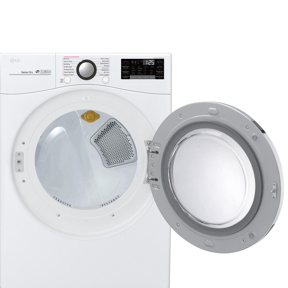 LG DLGX3901W  7.4 cu. ft. Smart Wi-Fi Enabled Front Load Gas Dryer w/ TurboSteam&#8482; &#8211; White