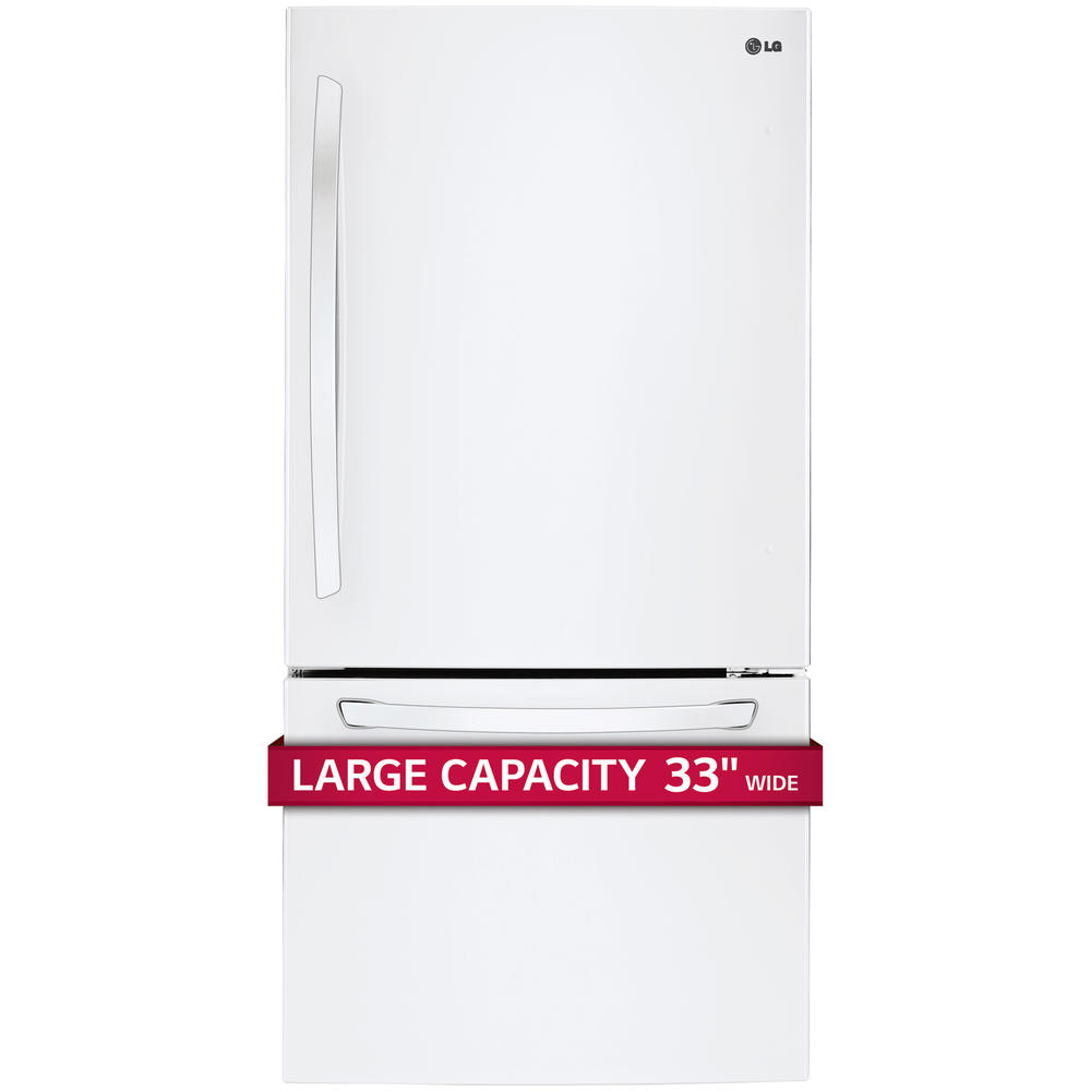 LG LDCS24223W 24.1 cu. ft. Bottom Freezer Refrigerator White