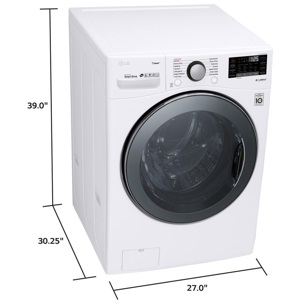LG WM3900HWA 4.5 cu. ft. UltraLarge Capacity Smart WiFi Enabled Front