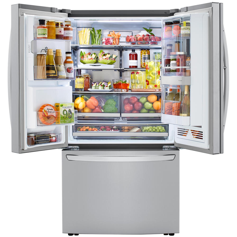 LG LRFVC2406S 23.5 cu. ft. 3Door InstaView™ w/ Craft Ice™ DoorinDoor