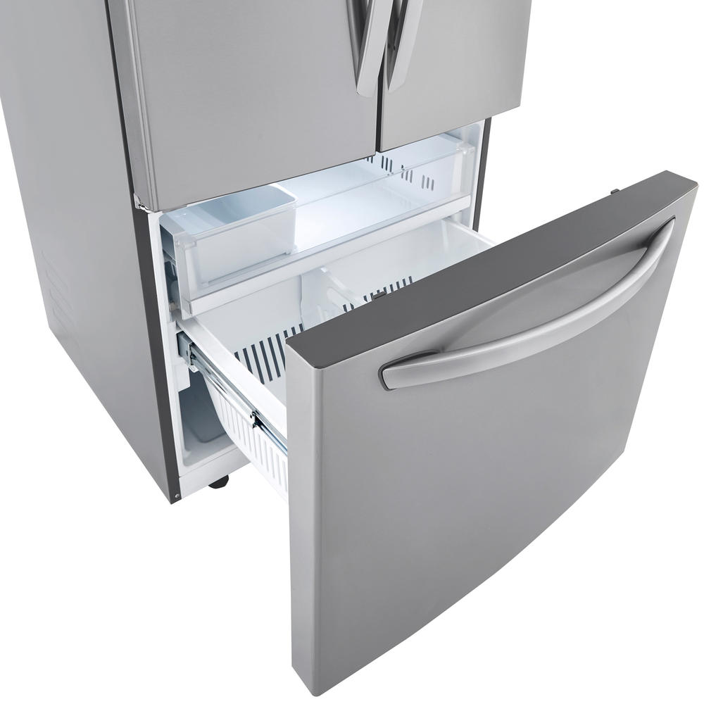 LG LRFCS2503S  25.1 cu. ft. 33&#8221;-Wide French Door Refrigerator &#8211; PrintProof&#8482; Stainless Steel