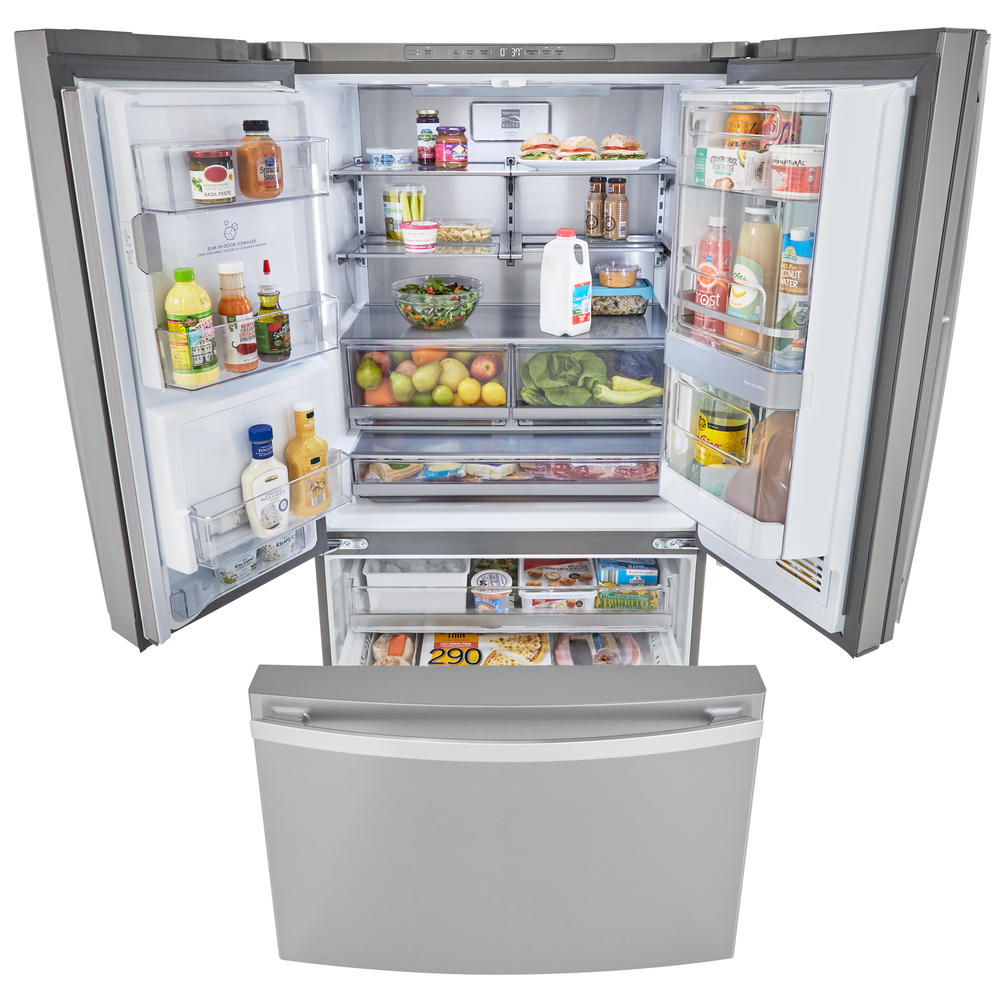 Kenmore Elite 75075 23.5 cu. ft. Counter Depth w/PreView™ GrabNGo