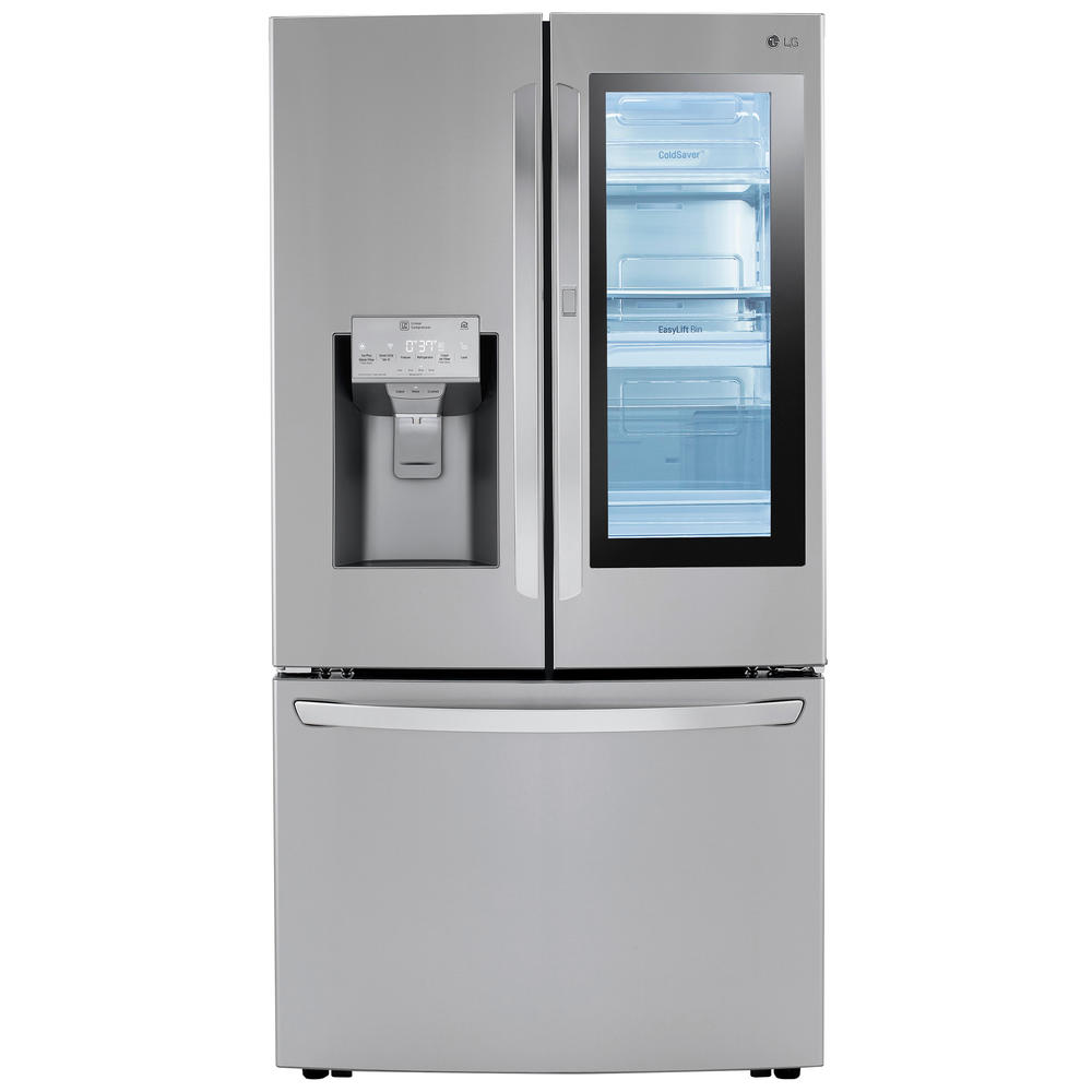 LG LRFVS3006S  29.7 cu. ft. Smart Wi-Fi Enabled InstaView&#8482; w/ Craft Ice&#8482; Door-in-Door&#174; Refrigerator &#8211; PrintProof&#8482; Stainless Steel