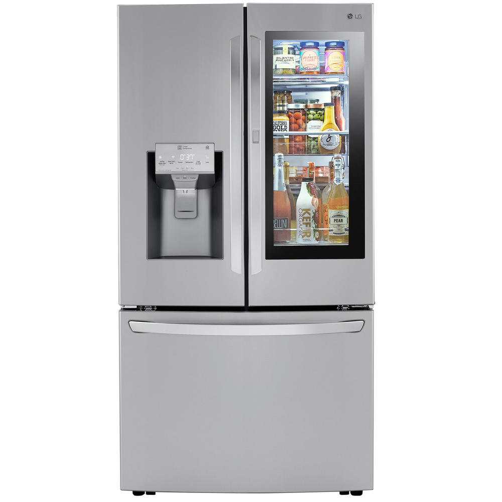 LG LRFVS3006S  29.7 cu. ft. Smart Wi-Fi Enabled InstaView™ w/ Craft Ice™ Door-in-Door® Refrigerator - PrintProof™ Stainless Steel