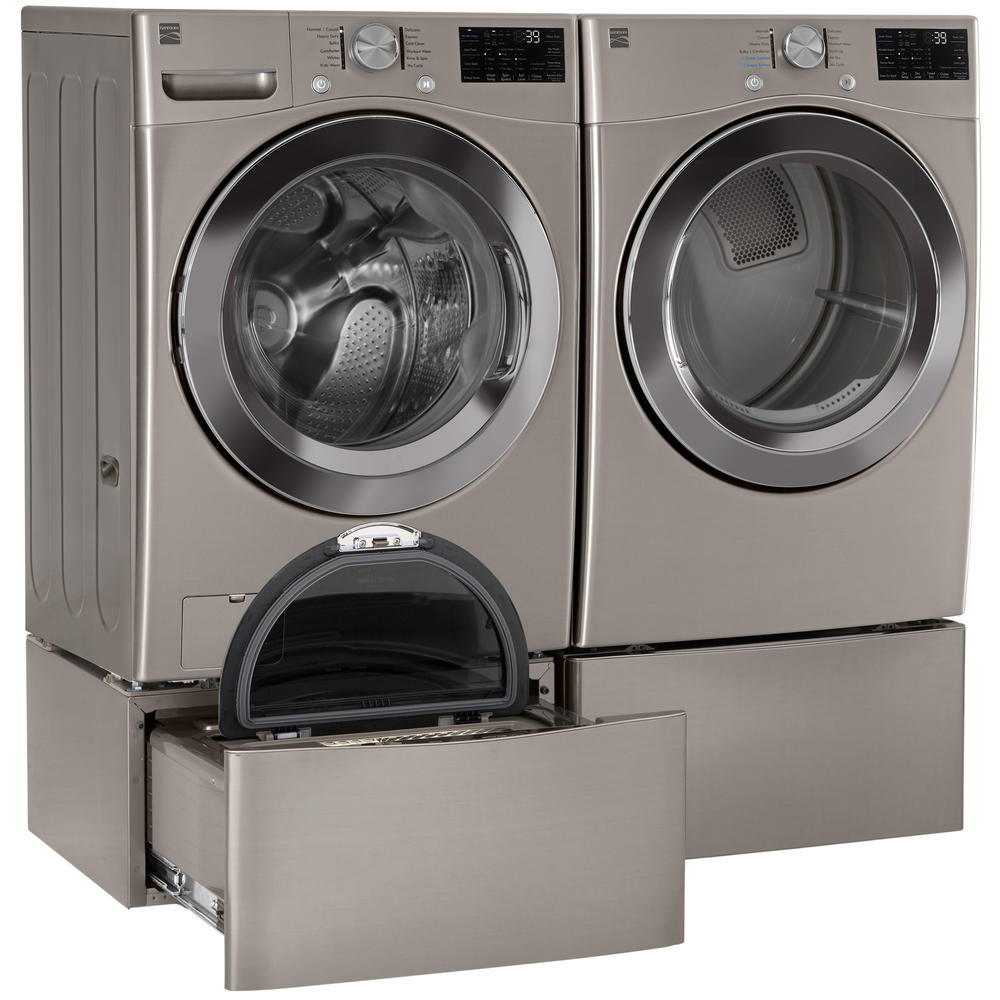 Kenmore 41463  4.5 cu. ft. Smart Wi-Fi Enabled Front Load Washer w/ Accela Wash&#174; &#8211; Metallic Silver