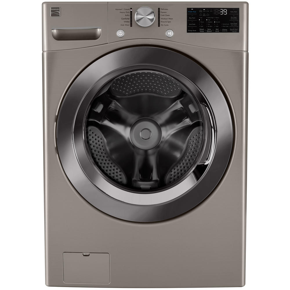Kenmore 41463  4.5 cu. ft. Smart Wi-Fi Enabled Front Load Washer w/ Accela Wash® - Metallic Silver
