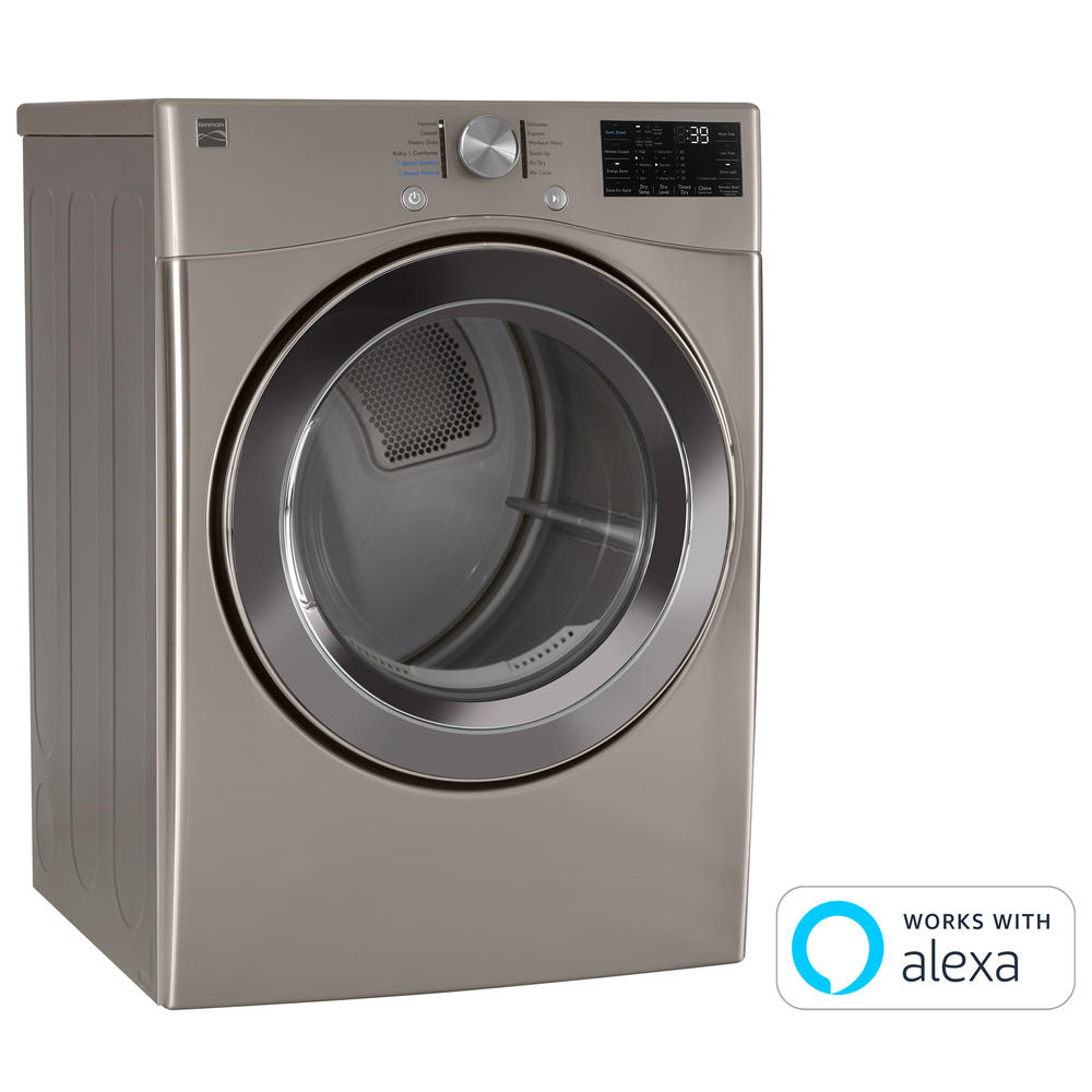 Kenmore 81463   7.4 cu. ft. Smart Wi-Fi Enabled Electric Dryer w/ Steam - Metallic Silver