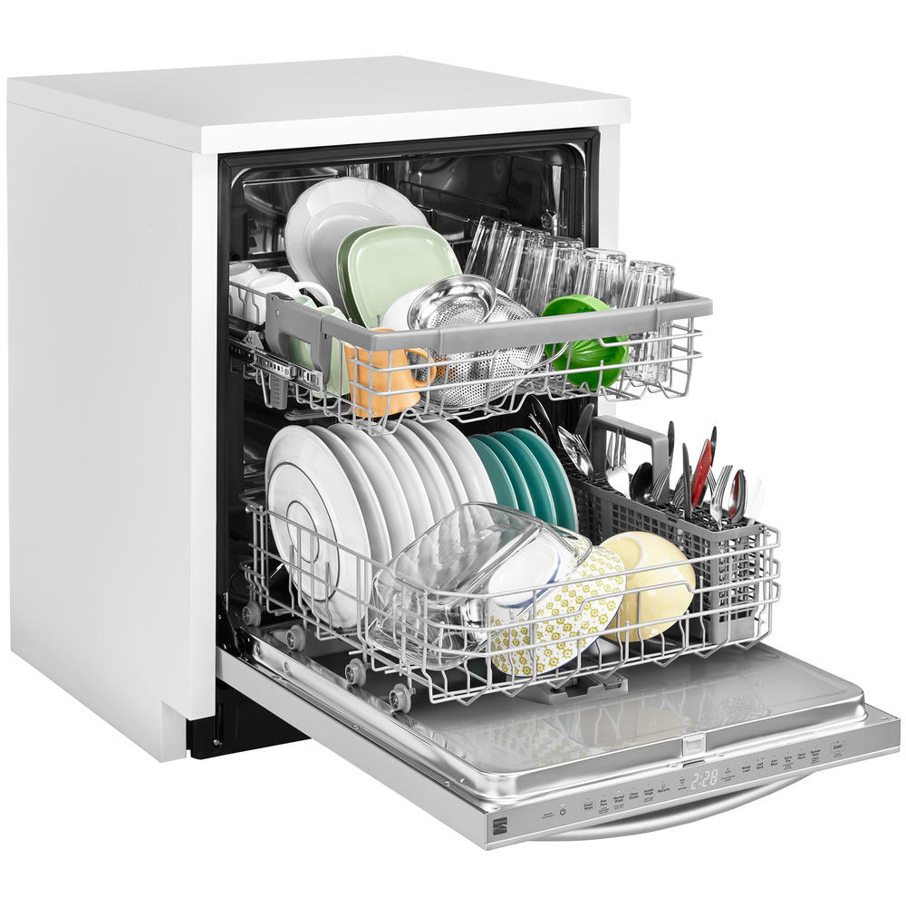 Kenmore 13383  Smart Wi-Fi Enabled Dishwasher with 360&#176; PowerWash&#174; X Spray Arm&#8482; &#8211; Stainless Steel