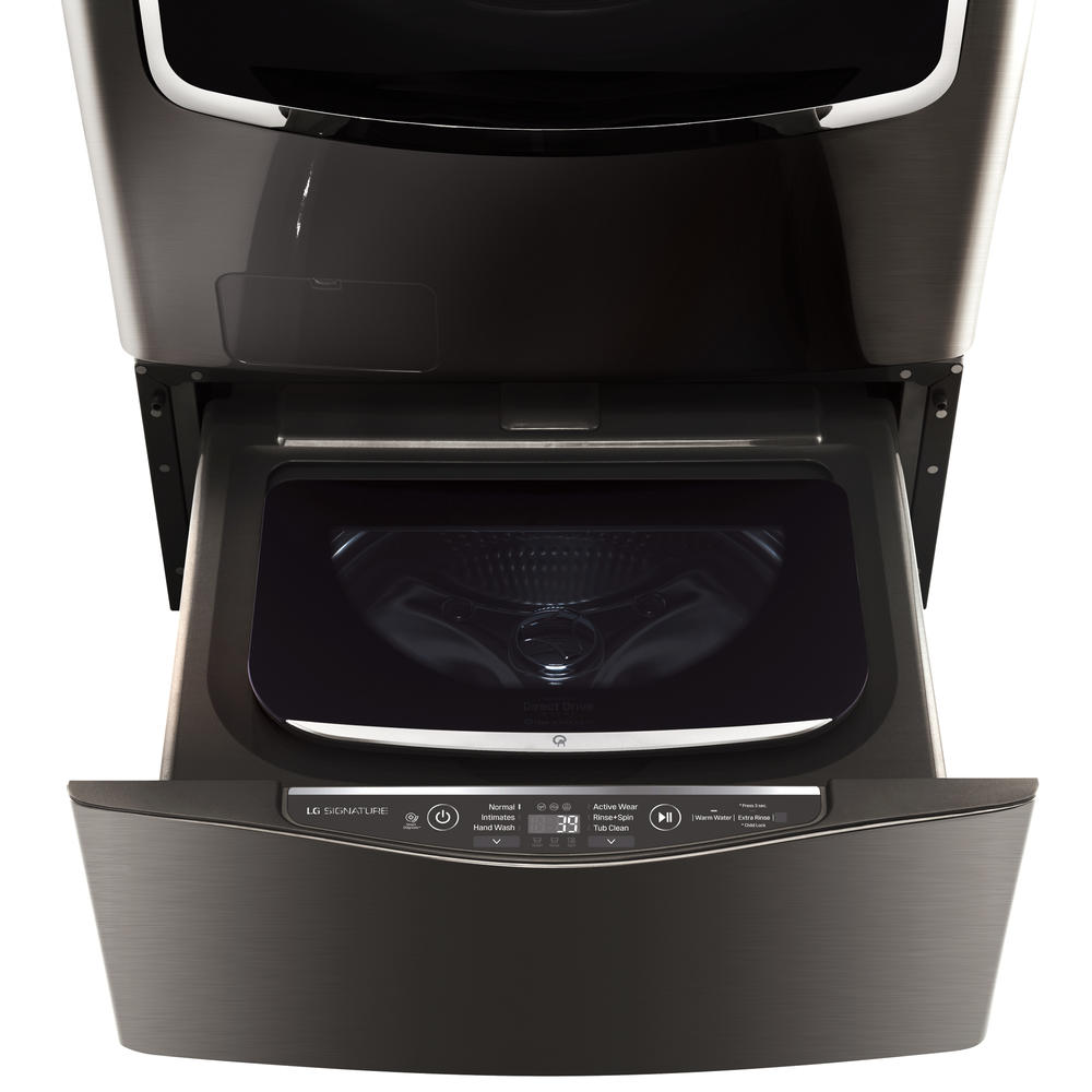 LG SIGNATURE WD205CK SideKick 1.0 cu. ft. Pedestal Washer - Black ...
