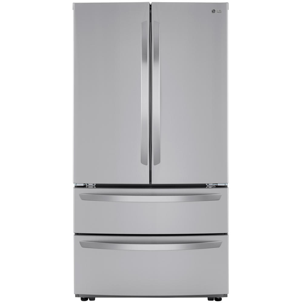 LG LMWS27626S   26.9 cu. ft. Ultra-Capacity 4-Door French Door Refrigerator - PrintProof&#8482; Stainless Steel