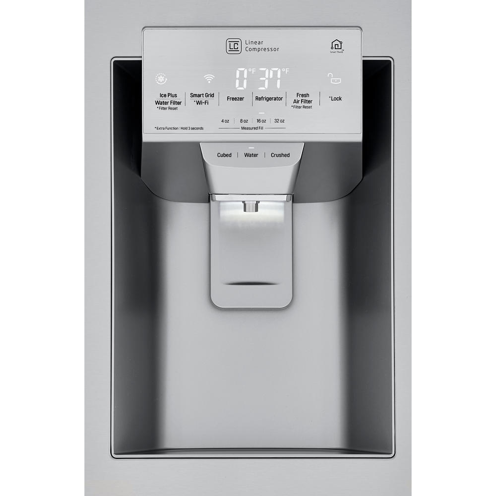 LG LRFXC2416S 23.5 cu. ft. French Door Counter Depth Refrigerator w