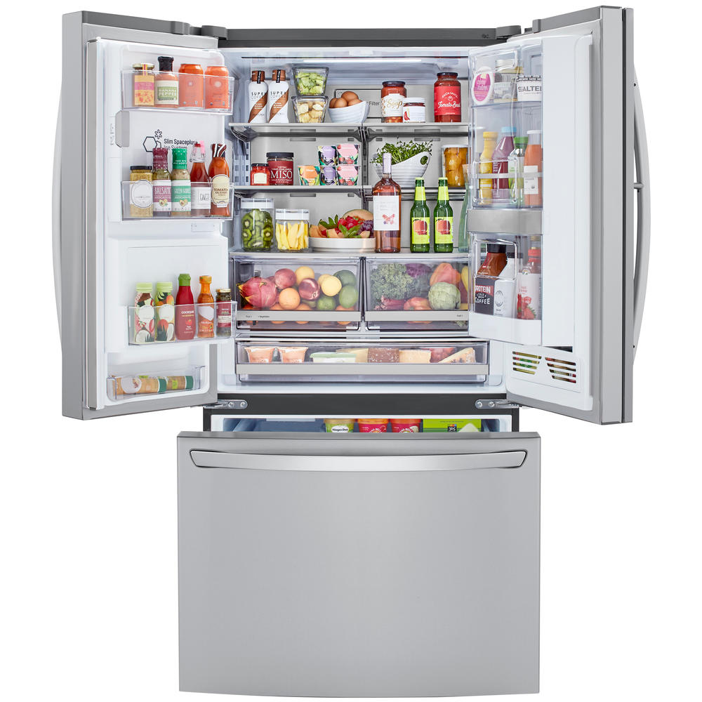 LG LRFDS3016S  29.7 cu. ft. Door-in-Door&#174; Refrigerator with Craft Ice&#8482; &#8211; PrintProof&#8482; Stainless Steel