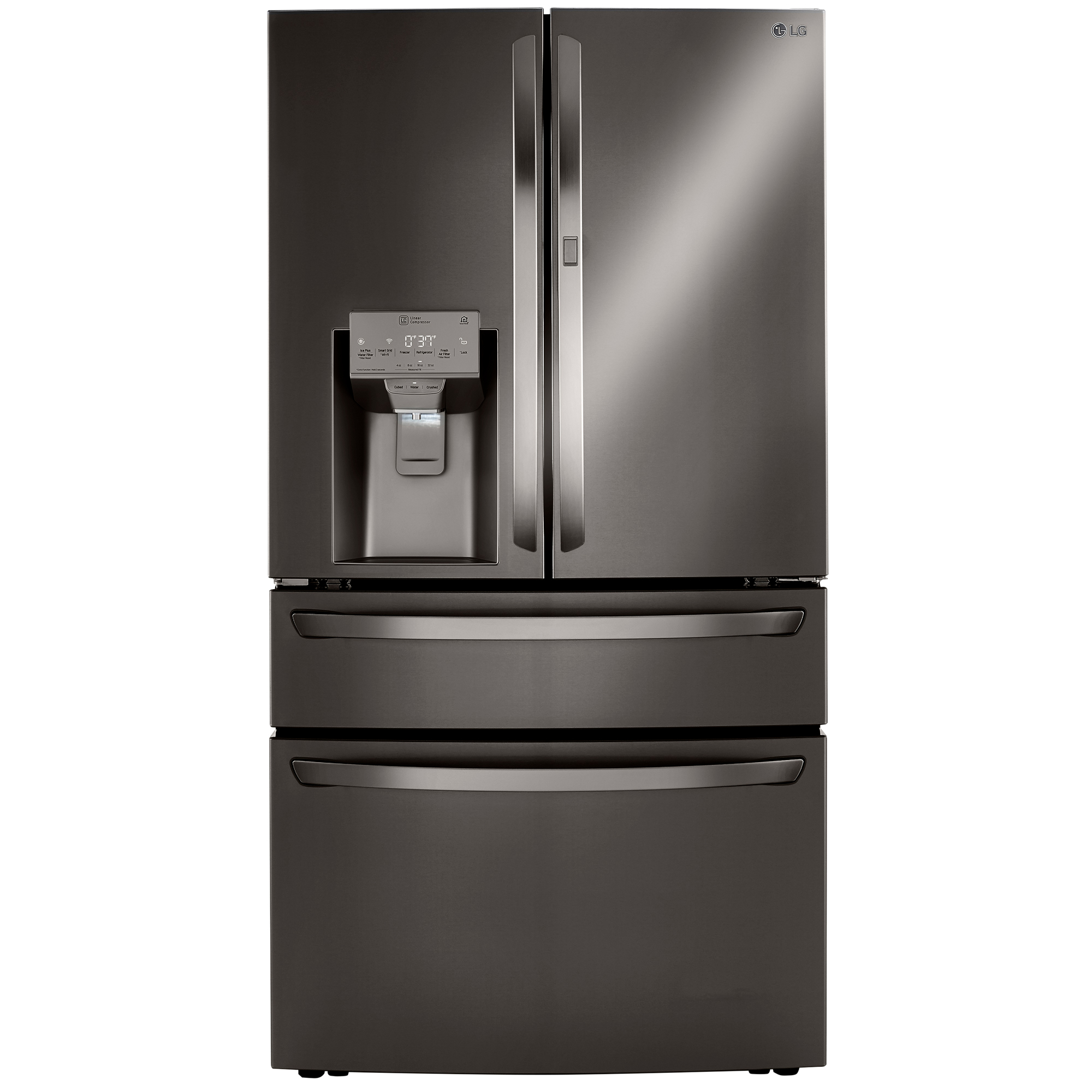 Black Stainless Lg Refrigerators Sears