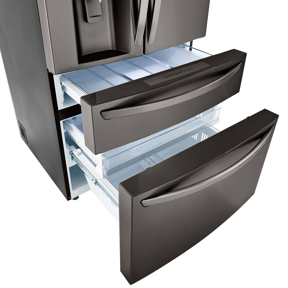 LG LRMDS3006D  29.5 cu. ft. Super-Capacity 4-Door Refrigerator w/ Door-in-Door&#174; & Craft Ice&#8482; &#8211; Black Stainless Steel