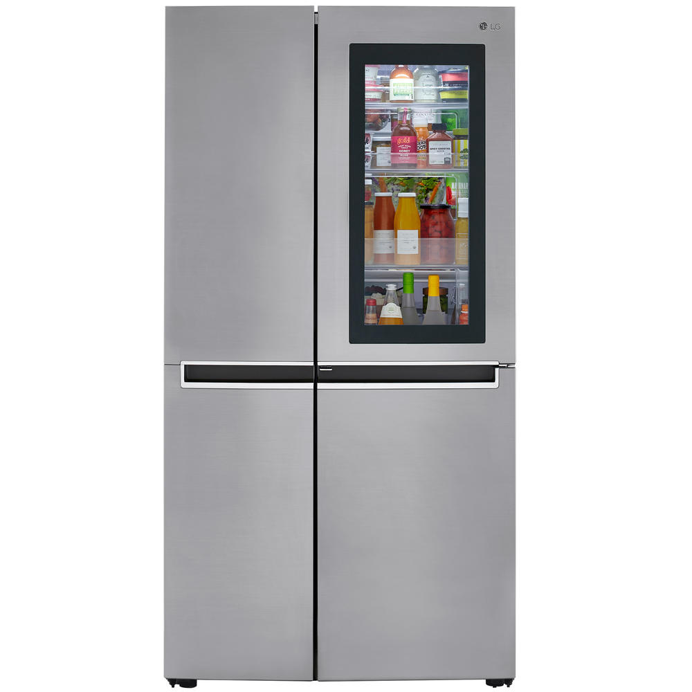 LG LRSES2706V  26.8 cu. ft. Side-by-Side InstaView&#8482; Door-in-Door&#174; Refrigerator &#8211; Platinum Silver