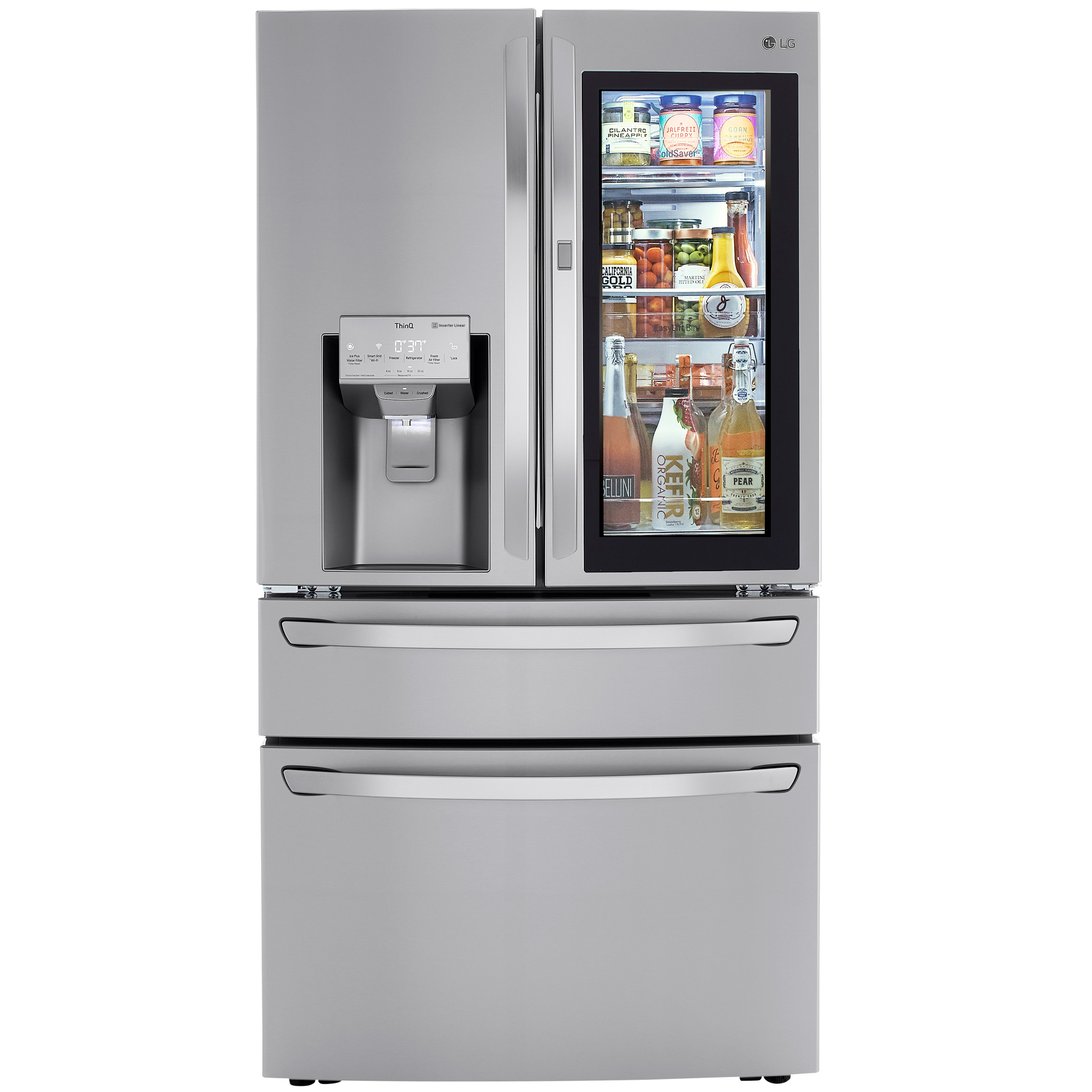 Lg French Door Refrigerators 33 Inches And Deeper Sears