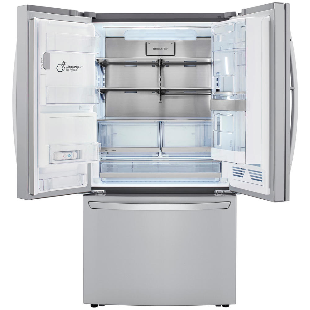 LG LRFDC2406S  23.5 cu. ft. Counter Depth Door-in-Door&#174; Refrigerator with Craft Ice&#8482; &#8211; PrintProof&#8482; Stainless Steel