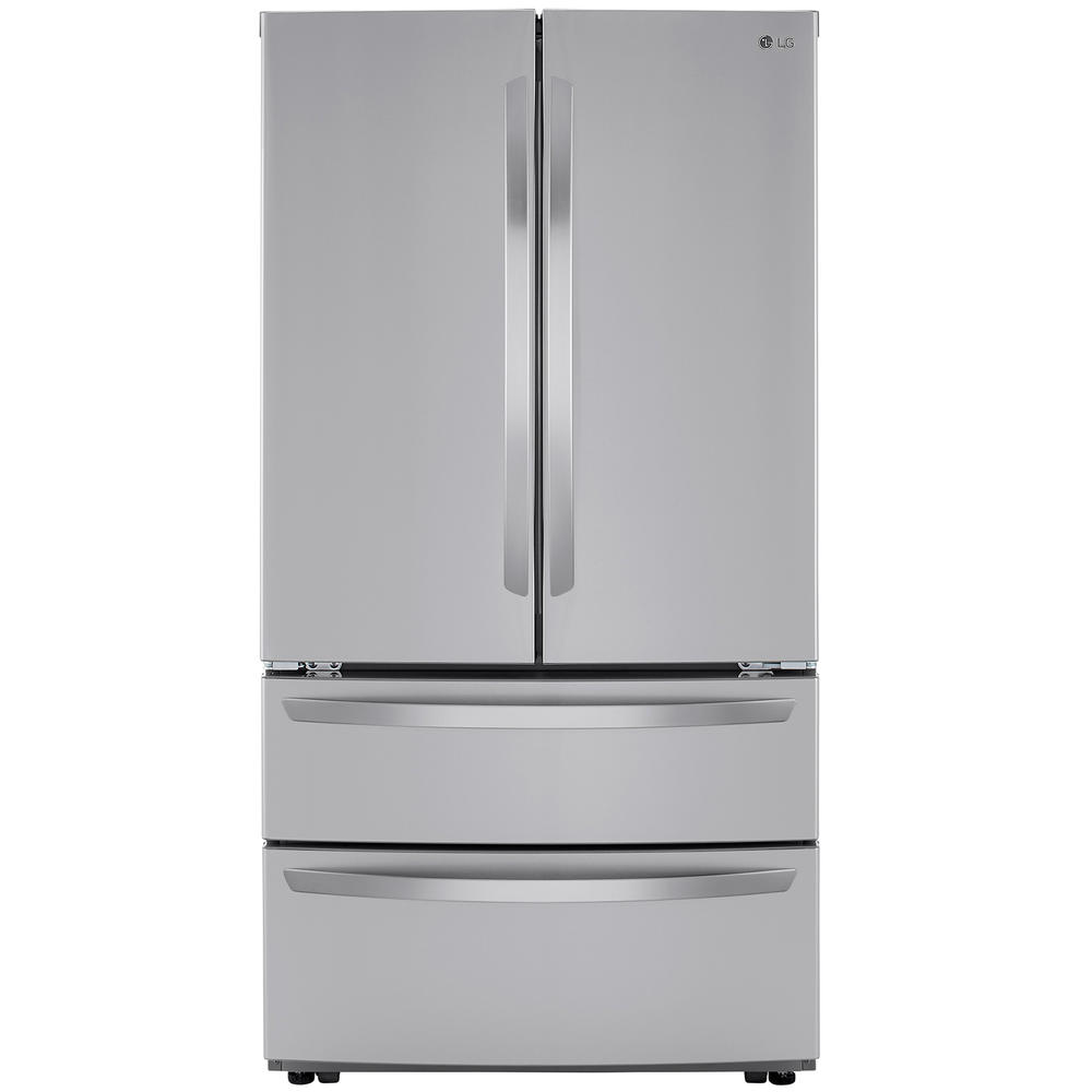 LG LMWC23626S  22.7 cu. ft. Counter Depth French Door Refrigerator with Double Freezer &#8211; PrintProof&#8482; Stainless Steel