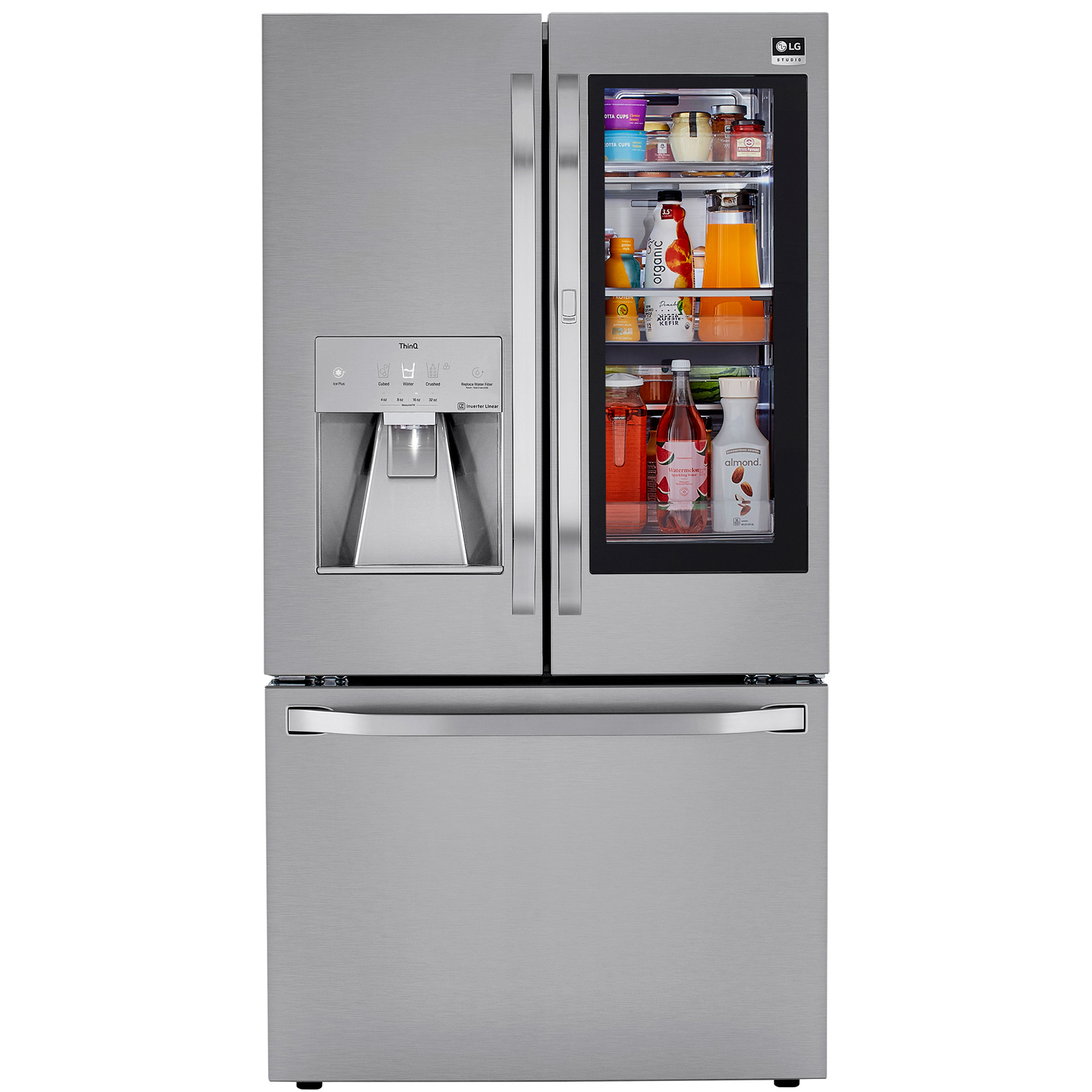 Stainless Steel Refrigerators 70 70 7 8 Inches Tall Kmart
