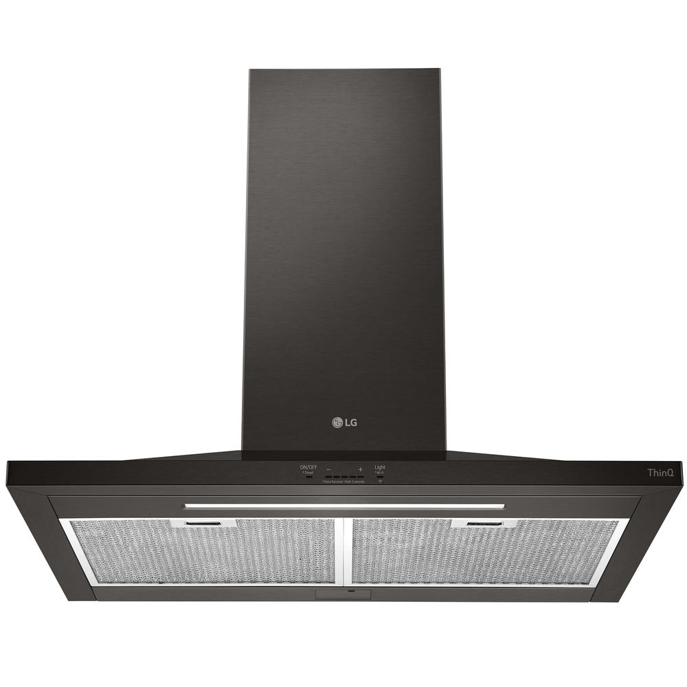 LG HCED3615D  36&#8221; Wall Mount Wi-Fi Enabled Range Hood &#8211; Black Stainless Steel