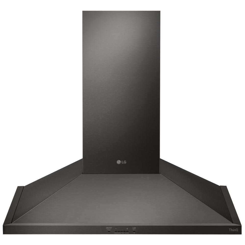 LG HCED3015D  30&#8221; Wall Mount Wi-Fi Enabled Range Hood &#8211; Black Stainless Steel