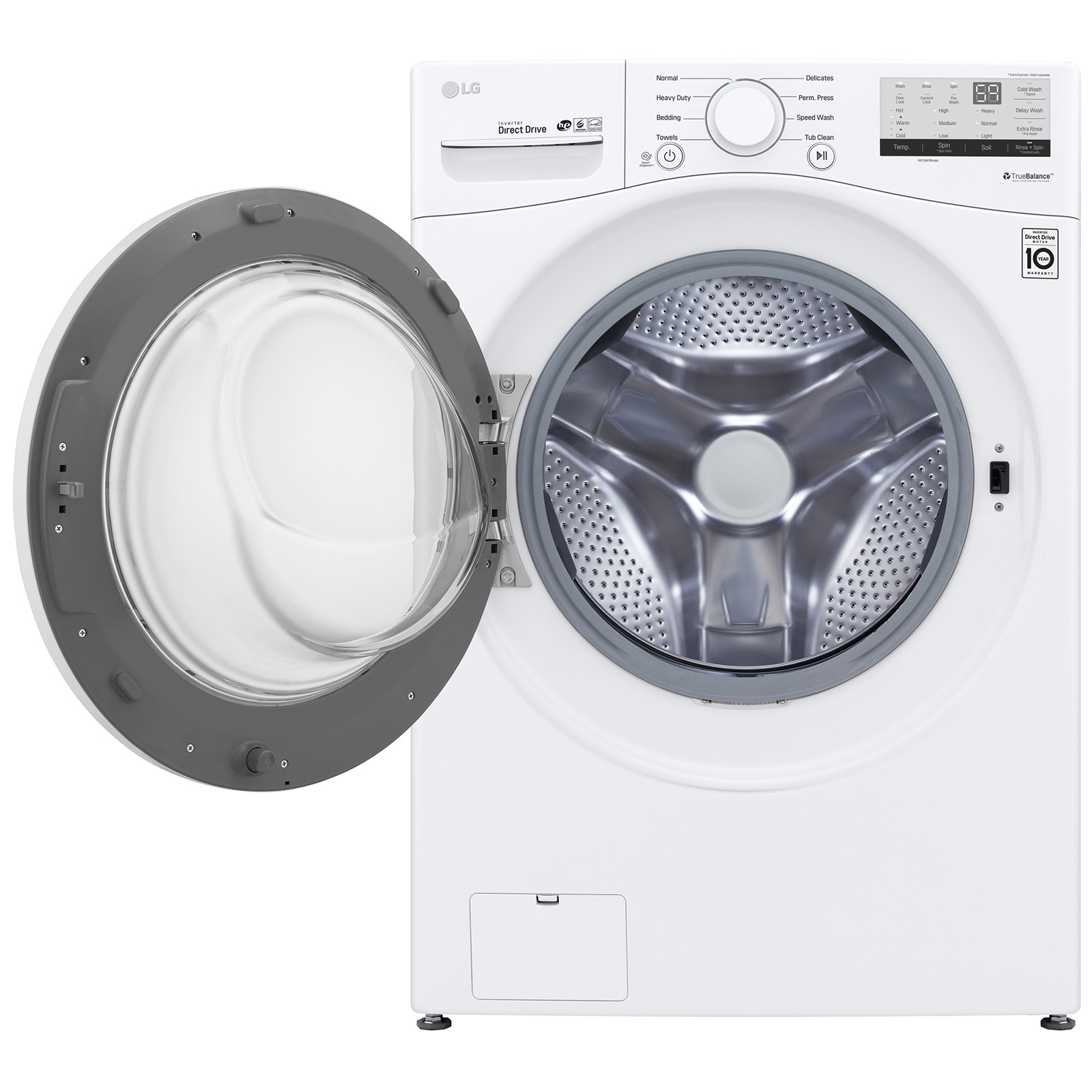 LG WT7005CW 4.3 cu. ft. Top Load Washer with 4-Way™ Agitator &  TurboDrum™ 