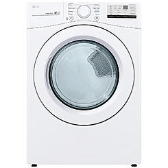 LG DLG3401W   7.4 cu. ft. Front Load Gas Dryer with Sensor Dry - White