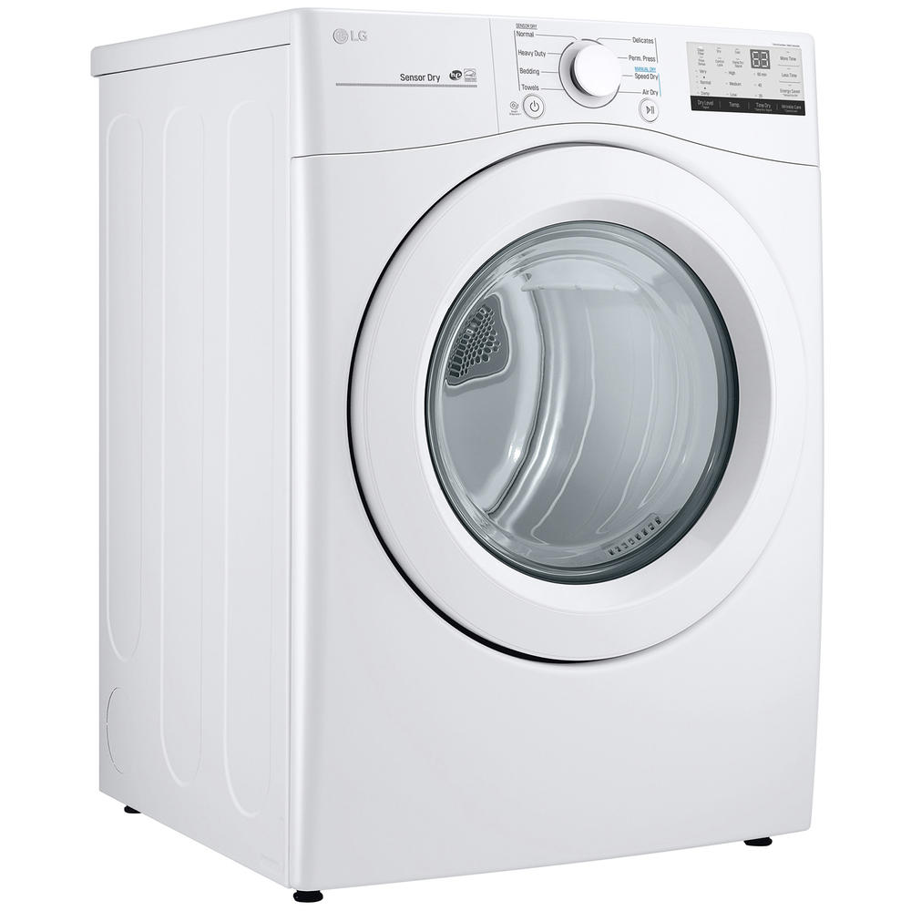 LG DLE3400W   7.4 cu. ft. Front Load Electric Dryer with Sensor Dry - White