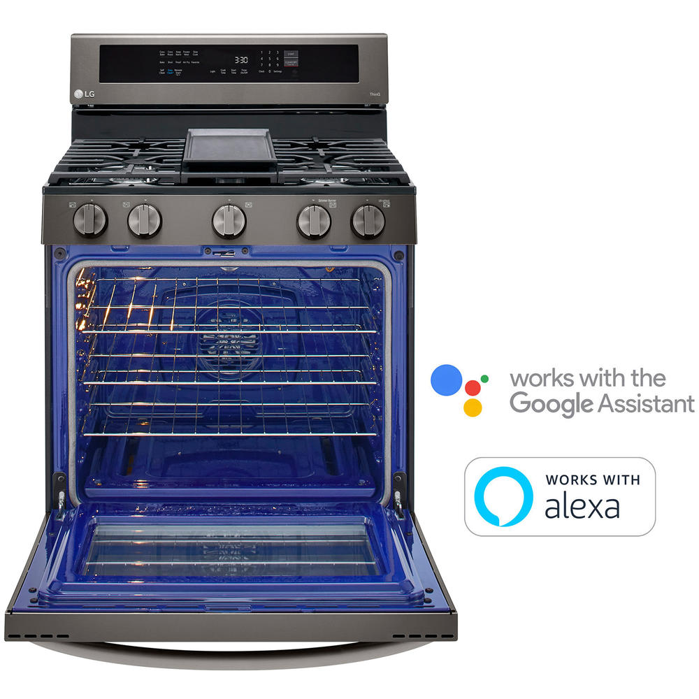 LG LRGL5825D 5.8 cu. ft. Gas Single Oven InstaView™ Range w/ AirFry