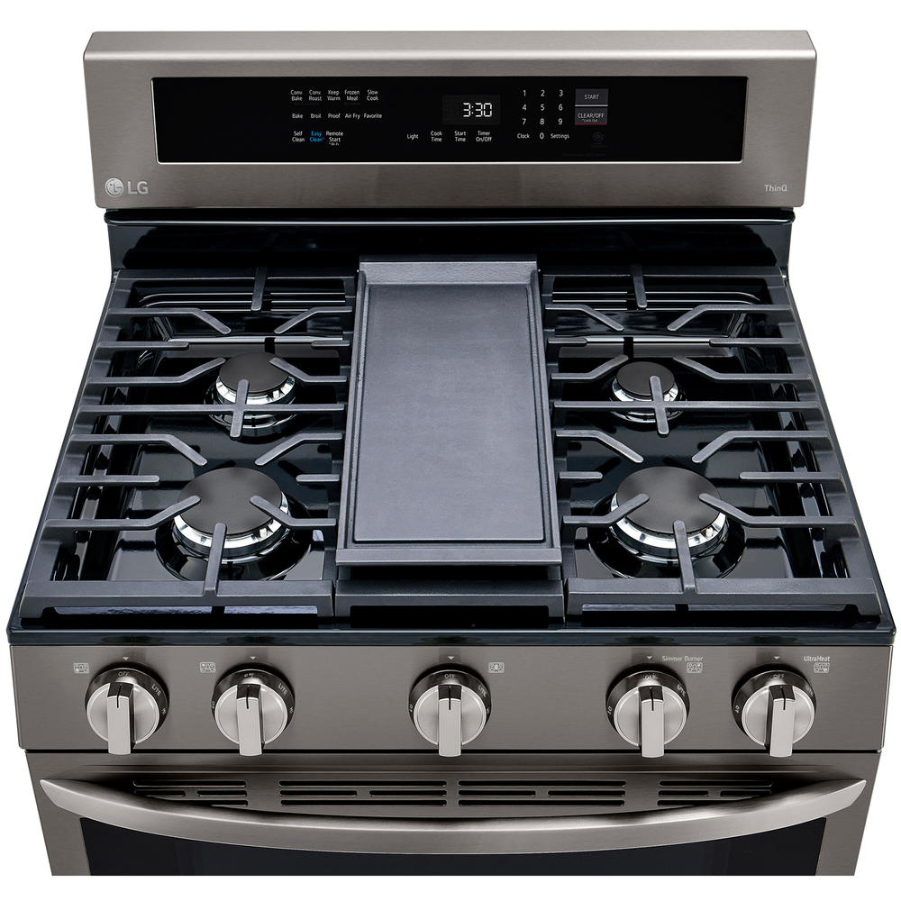 LG LRGL5825D 5.8 cu. ft. Gas Single Oven InstaView™ Range w/ AirFry