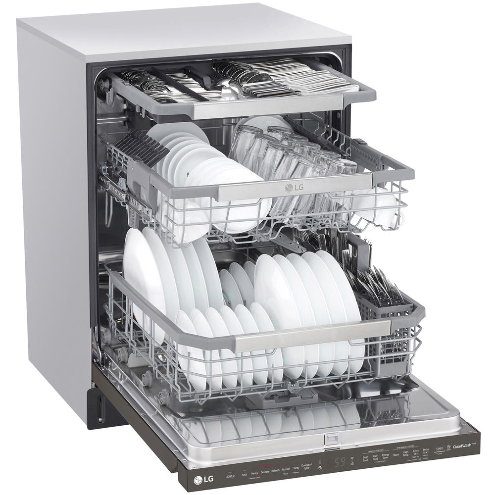 LG LDP6810BD Top Control Dishwasher with QuadWash™ and TrueSteam