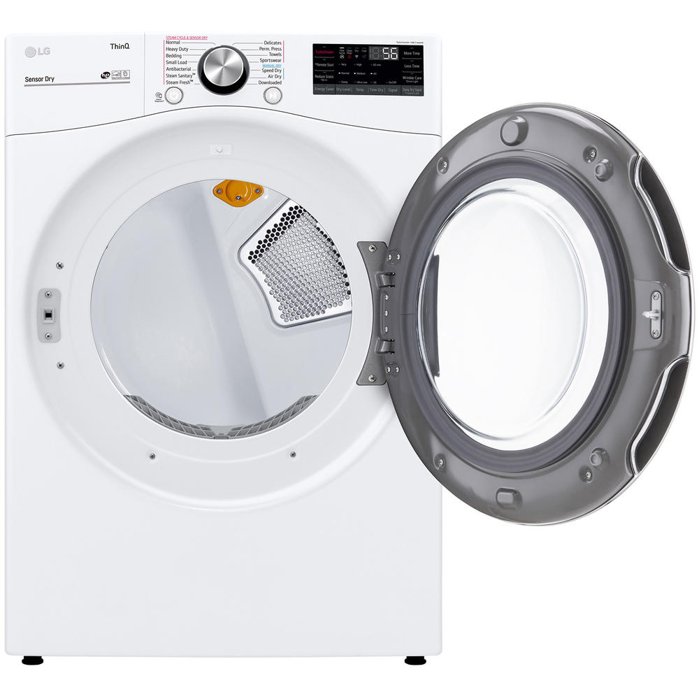 LG DLEX4200W   7.4 cu. ft. Smart Wi-Fi Enabled Front Load Electric Dryer w/TurboSteam&#8482; & Built-In Intelligence - White
