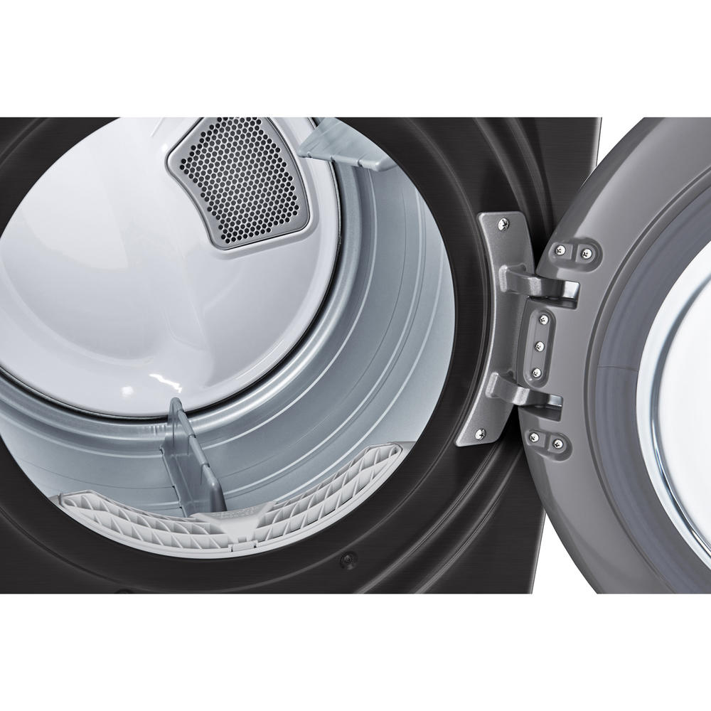 LG DLGX4201B   7.4 cu. ft. Smart Wi-Fi Enabled Front Load Gas Dryer w/TurboSteam&#8482; & Built-In Intelligence - Black Steel